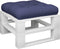 vidaXL - Palletkussen - 60x60x12 - cm - stof - marineblauw