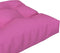 vidaXL - Palletkussen - 60x60x12 - cm - stof - roze