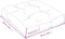 vidaXL - Palletkussen - 60x60x12 - cm - stof - roze