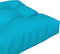 vidaXL - Palletkussen - 60x60x12 - cm - stof - turquoise