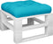 vidaXL - Palletkussen - 60x60x12 - cm - stof - turquoise