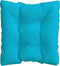vidaXL - Palletkussen - 60x60x12 - cm - stof - turquoise