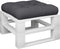 vidaXL - Palletkussen - 60x60x12 - cm - stof - zwart