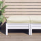 vidaXL - Palletkussen - 60x60x8 - cm - oxford - stof - crèmekleurig