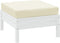 vidaXL - Palletkussen - 60x60x8 - cm - oxford - stof - crèmekleurig