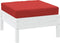 vidaXL - Palletkussen - 60x60x8 - cm - oxford - stof - rood