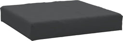 vidaXL - Palletkussen - 60x60x8 - cm - oxford - stof - zwart
