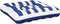 vidaXL - Palletkussen - 60x61,5x10 - cm - gestreept - oxford - stof - blauw - wit