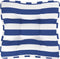 vidaXL - Palletkussen - 60x61,5x10 - cm - gestreept - oxford - stof - blauw - wit