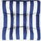 vidaXL - Palletkussen - 60x61,5x10 - cm - gestreept - oxford - stof - blauw - wit