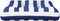 vidaXL - Palletkussen - 60x61,5x10 - cm - gestreept - oxford - stof - blauw - wit
