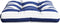 vidaXL - Palletkussen - 60x61,5x10 - cm - gestreept - oxford - stof - blauw - wit