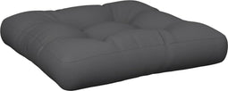 vidaXL - Palletkussen - 60x61,5x10 - cm - stof - antracietkleurig