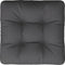 vidaXL - Palletkussen - 60x61,5x10 - cm - stof - antracietkleurig