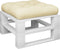 vidaXL - Palletkussen - 60x61,5x10 - cm - stof - crèmekleurig