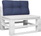 vidaXL - Palletkussen - 70x40x12 - cm - oxford - stof - marineblauw