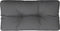 vidaXL - Palletkussen - 70x40x12 - cm - stof - antracietkleurig