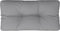 vidaXL - Palletkussen - 70x40x12 - cm - stof - grijs