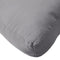 vidaXL - Palletkussen - 70x40x12 - cm - stof - grijs