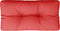 vidaXL - Palletkussen - 70x40x12 - cm - stof - rood