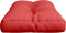 vidaXL - Palletkussen - 70x40x12 - cm - stof - rood