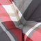 vidaXL - Palletkussen - 70x40x12 - cm - stof - ruitpatroon - rood