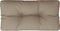 vidaXL - Palletkussen - 70x40x12 - cm - stof - taupe