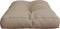 vidaXL - Palletkussen - 70x40x12 - cm - stof - taupe