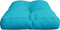 vidaXL - Palletkussen - 70x40x12 - cm - stof - turquoise