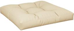 vidaXL - Palletkussen - 70x70x12 - cm - beige