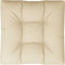 vidaXL - Palletkussen - 70x70x12 - cm - beige