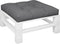 vidaXL - Palletkussen - 70x70x12 - cm - stof - antracietkleurig