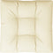 vidaXL - Palletkussen - 70x70x12 - cm - stof - crèmekleurig