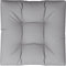 vidaXL - Palletkussen - 70x70x12 - cm - stof - grijs