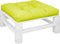 vidaXL - Palletkussen - 70x70x12 - cm - stof - heldergroen