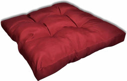 vidaXL - Palletkussen - 80 - x - 80 - x - 12 - cm - stof - wijnrood
