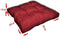 vidaXL - Palletkussen - 80 - x - 80 - x - 12 - cm - stof - wijnrood