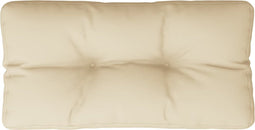 vidaXL - Palletkussen - 80x40x12 - cm - stof - beige