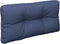vidaXL - Palletkussen - 80x40x12 - cm - stof - marineblauw
