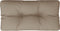 vidaXL - Palletkussen - 80x40x12 - cm - stof - taupe
