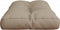 vidaXL - Palletkussen - 80x40x12 - cm - stof - taupe