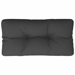 vidaXL - Palletkussen - 80x40x12 - cm - stof - zwart