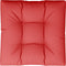 vidaXL - Palletkussen - 80x80x12 - cm - stof - rood