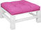 vidaXL - Palletkussen - 80x80x12 - cm - stof - roze