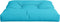 vidaXL - Palletkussen - 80x80x12 - cm - stof - turquoise