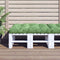 vidaXL - Palletkussen - bladpatroon - 120x80x12 - cm - stof