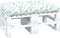 vidaXL - Palletkussen - bladpatroon - 120x80x12 - cm - stof