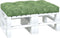 vidaXL - Palletkussen - bladpatroon - 120x80x12 - cm - stof