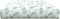 vidaXL - Palletkussen - bladpatroon - 120x80x12 - cm - stof