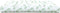 vidaXL - Palletkussen - bladpatroon - 120x80x12 - cm - stof